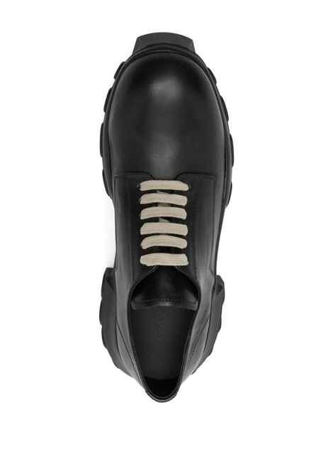 Black Bozo Tractor lace-up derby shoes Rick owens - men RICK OWENS | RU02E1884LOO99